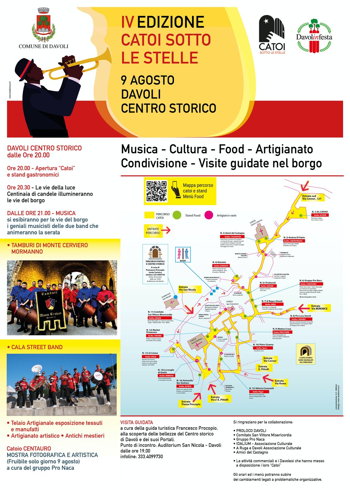 Al momento stai visualizzando 🌟 IV Edizione di “Catoi Sotto le Stelle”: musica, cultura e tradizioni nel cuore di Davoli